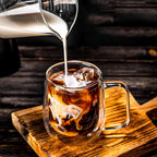 Double Walled Glass Coffee Cups – Insulated & Heat Resistant