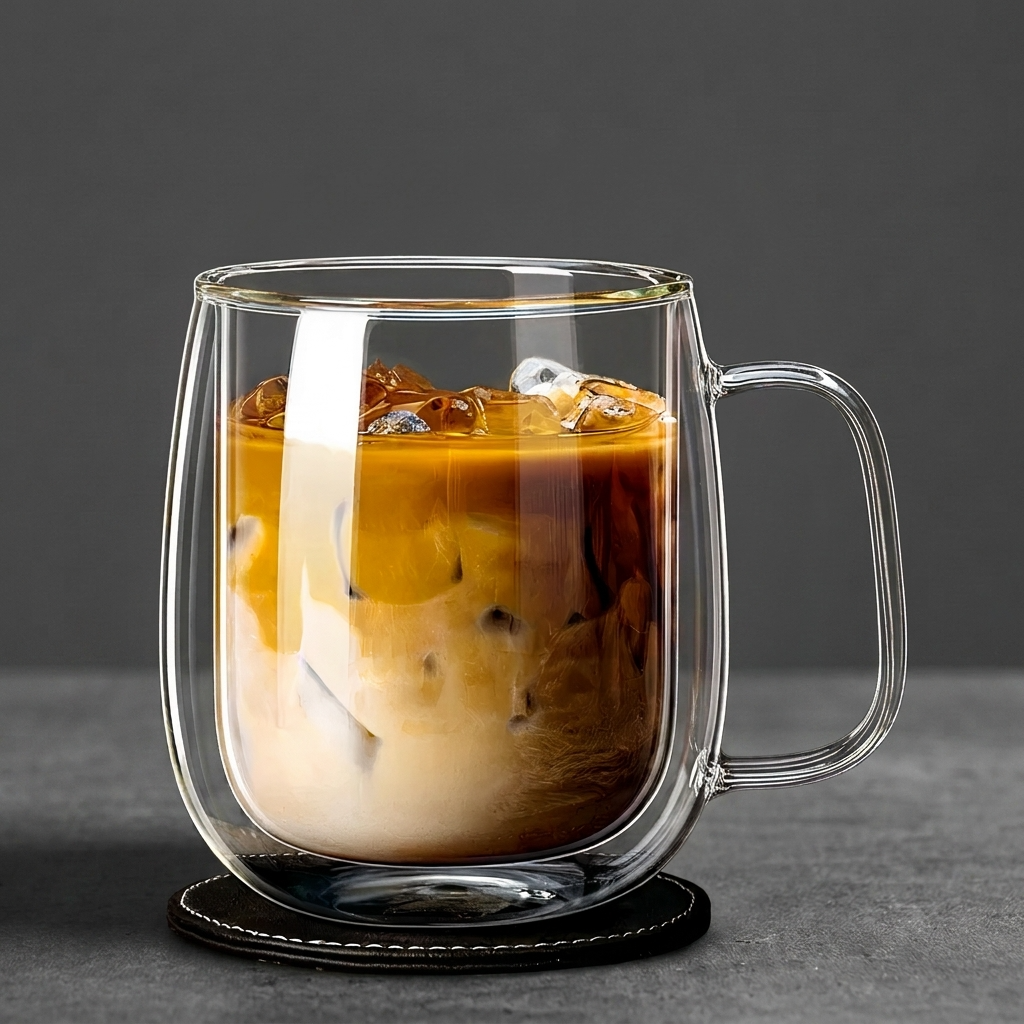 Double Walled Glass Coffee Cups – Insulated & Heat Resistant